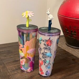 Spring time Starbucks tumblers